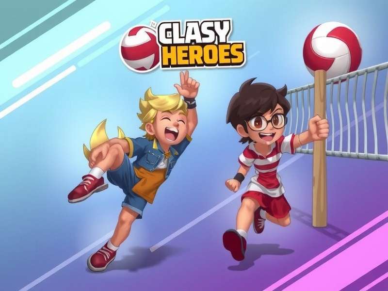 Volley Clash Heroes Game Banner